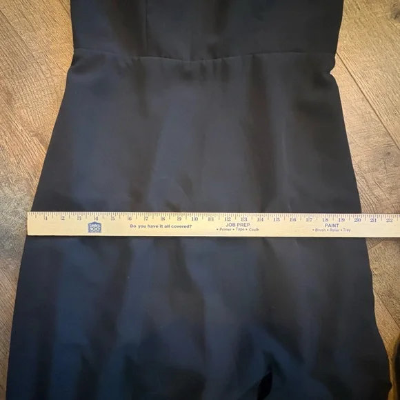 JJ’s House Black Formal Maxi Dress Size 12 NWT Adjustable Straps - Picture 14 of 16